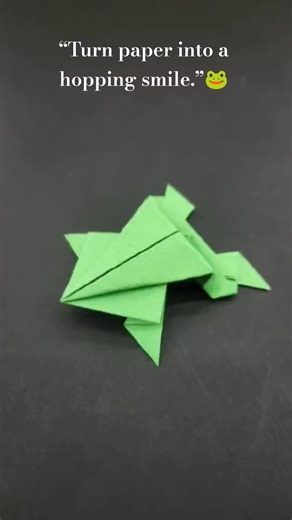 Origami Frog Tutorial 🐸 | #shorts #short #origami #frog #diy #craft #paper #fun #paperfolding
