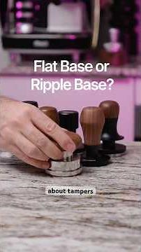 Flat Base or Ripple Base Tamper? | Testing Puck Prep Tools, Episode 6 #tamper #puckprep #espresso