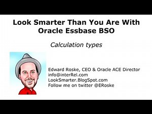Essbase Calculation Types