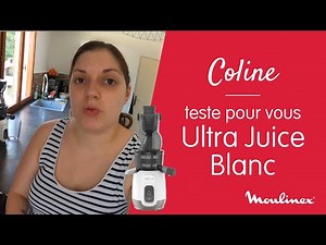 MOULINEX l Test et avis sur le Ultra Juice Blanc : l'extracteur de jus pour des jus rapidement !