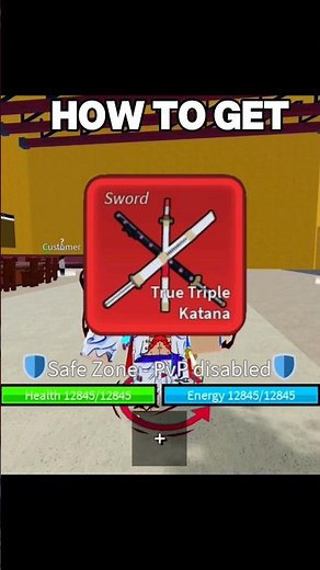 How to get True Triple Katana [TTK] in Blox Fruits #bloxfruits #roblox #anime