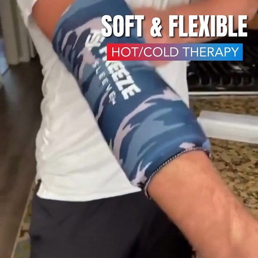 2K views · 11K reactions | Freeze Sleeve™ makes ice/heat packs a thing of the past. This revolutionary compression sleeve provides pain relief and speeds recovery for aching muscles and joints, while allowing for comfort and mobility. | Freeze Sleeve | Facebook