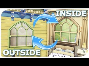 Double Sided Window Hack | Two Colors, One Window Tutorial | Sims 4