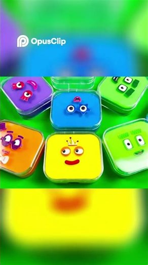 Numberblocks Slime Rainbow ASMR Satisfying Slime Folding for Ultimate Chill #asmr #numberblocks