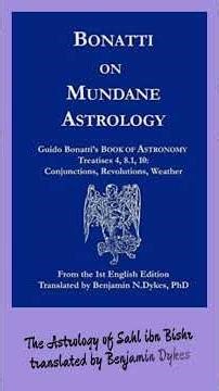 The Astrology of Sahl ibn Bishr translated by Benjamin Dykes