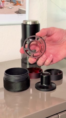 OXO Rapid Brewer Tamper Adaptor, New Exclusive Color Redblack, Level Coffee Puck Tool - Etsy