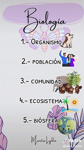 Niveles de organización de los seres vivos