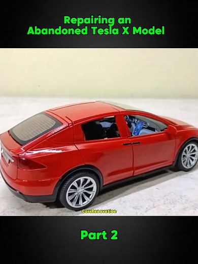 Abandoned Tesla X Model Car Restoration: Part 2