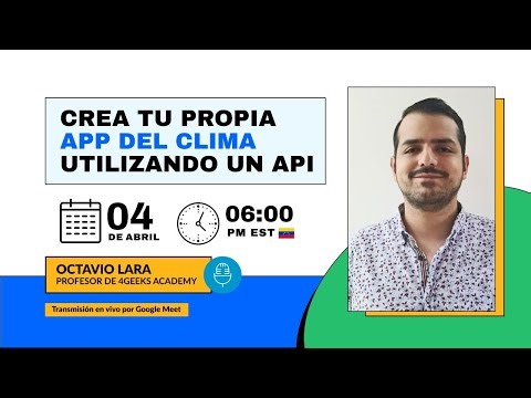 Crea tu propia app del clima utilizando un API