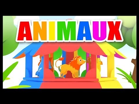 Apprendre les animaux - Dessin animé pour enfants - Le manège