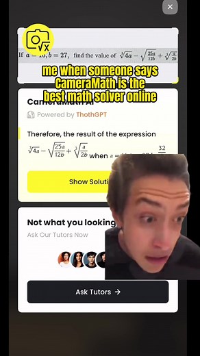 Math Word Problems Solver with Camera Math Technology