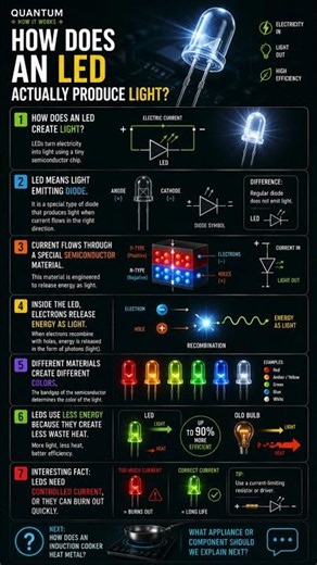 Quantum How It Works | Electronics Explained | LED #howitworks #technology #electronics