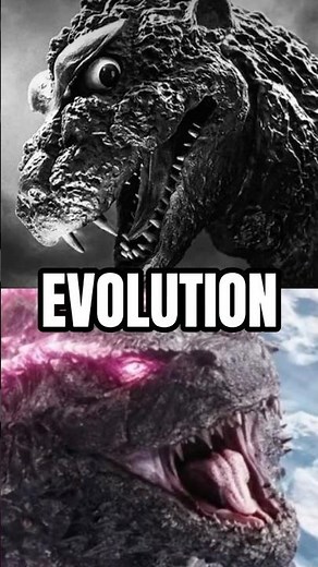 How Godzilla Actually Changed Over 7 Decades #godzilla #filmhistory #evolution