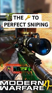 THE KEY TO SNIPING IN MODERN WARFARE 4 🔑 #callofduty #mw4