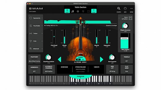Audio Modeling Announces SWAM String Sections, A Physical Modeling Orchestral Sections Instrument