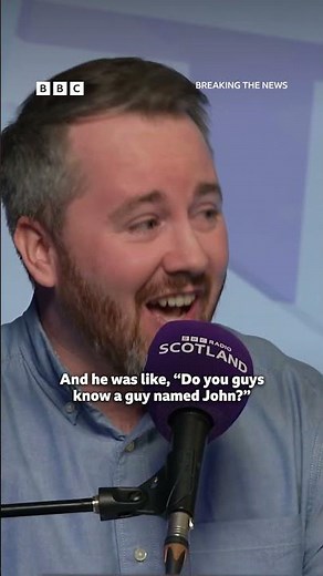 “You guys from Scotland?” #BreakingTheNews #StephenBuchanan