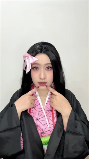 Oyabun imosuke🥺☺️🥰 #demonslayer #kimetsunoyaiba #nezuko #inosuke #cosplay