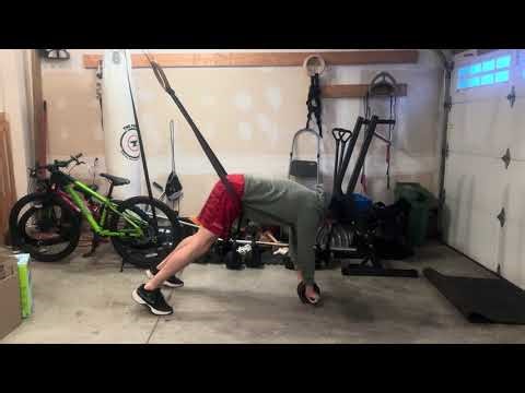 Ab wheel roller exercise with assistance band great to nailed it 💪