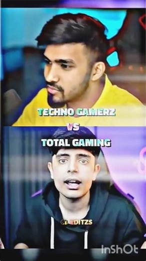 Techno vs Total gaming #minecraft #viral #shorts
