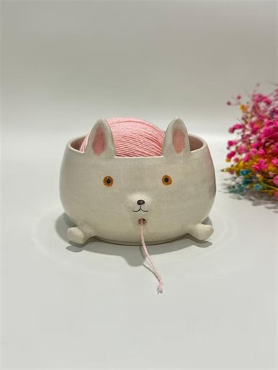 Custom Pet Ceramic Yarn Bowl,dog Ceramic Yarn Bowl,ceramic Yarn Bowl, Ceramic Knitting Bowl,handmade Ceramic Yarn Bowls,birthday Gift - Etsy