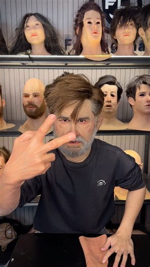 Film and television-level silicone mask display #masks #silicoemask