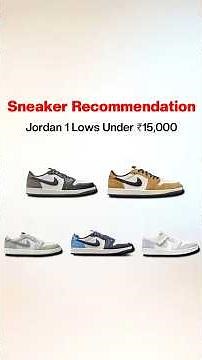 Jordans Under ₹ 15,000 🤑 Sneaker Recommendations 🔥 #jordans #sneakers #sneakershopping