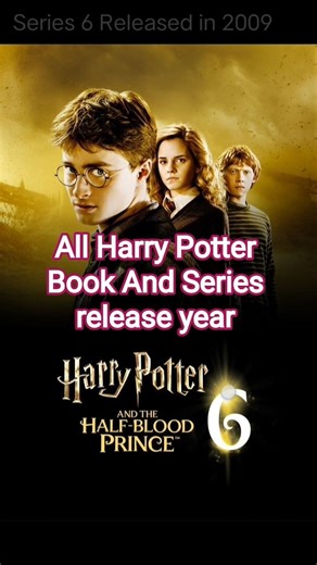 All Harry Potter Series and Book release date #harrypotter #harrypotterfan #hbomax #hbo #mustwatch