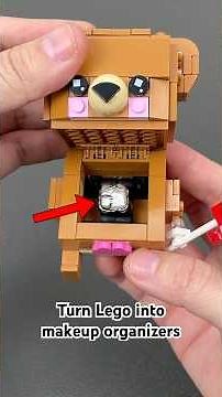 I turned LEGO sets into makeup organizers...