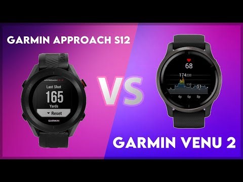 Garmin Approach S12 vs Garmin Venu 2 Comparison
