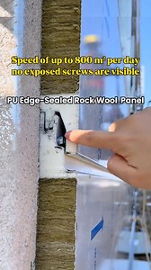 118K views · 873 reactions | The popular steel-structure exterior wall panels can be installed at a speed of up to 800 m² per day. no exposed screws are visible. The installation method is leak-proof, and the finished wall has a strong metallic look. #installation #panel #wallpanel #Durable #Insulation #panels #wallpanels #sandwichpanel #steelstructure #corrosionresistance #curtainwall #rockwool #pupanel #polyurethane #Fireproof #corrosion #Waterproof | BRD Insulation Panels | Facebook