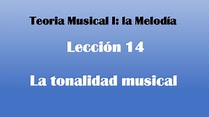 La tonalidad musical