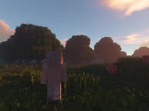 [MC我的世界]说我的世界画质差的都来看看！MC1.12.2光影 mod演示 #游戏风景 #单机游戏