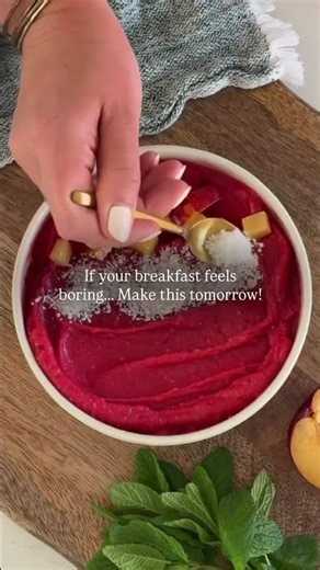 The Perfect Breakfast For Spring & Summer ☀️🩷 #smoothiebowl #thermomixtm7 #thermomix #summerrecipes