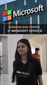 44K views · 1.4K reactions | Shradha Khapra Ma'am invited at Microsoft Office | Open Source Day Seminar #reelsvideoシ #viralreelsシ #treading #Microsoft | Apna College Official | Facebook