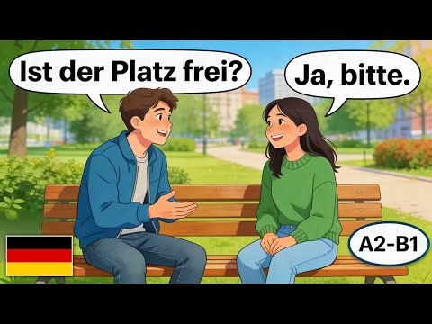 10 Slow German Dialogues for Real Daily Life – Clear A1–A2 Listening Practice