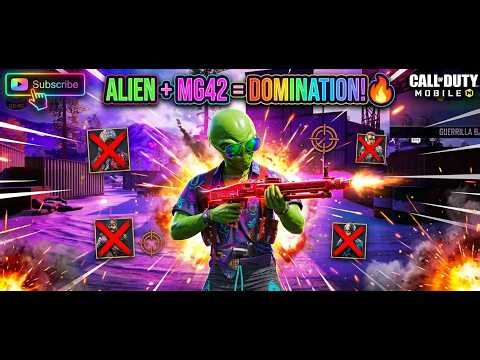 ALIEN SKIN + MG42 = COMPLETE MULTIPLAYER DOMINATION! 👽🔥 (50-23 VICTORY) #CODMobile #CallOfDutyMobile