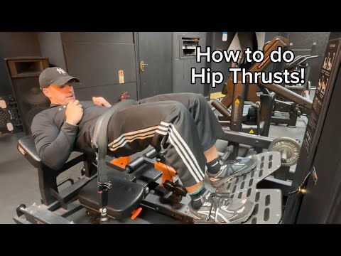 How to do a hip thrust (machine)