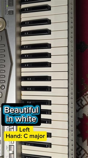 Beautiful in White - Piano Version