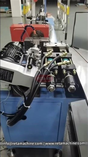 Tube straightening and tube end expanding integrated machine #machine#tubecuttingmachine