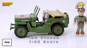COBI Historical Collection WWII Jeep Willys MB Medical Vehicle