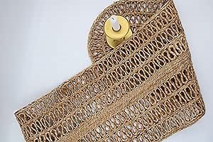 The Bailey - Jute Table Runner 59 Inches, Intricate Design Pattern, Hand Made, Food Grade, Heat Resistant