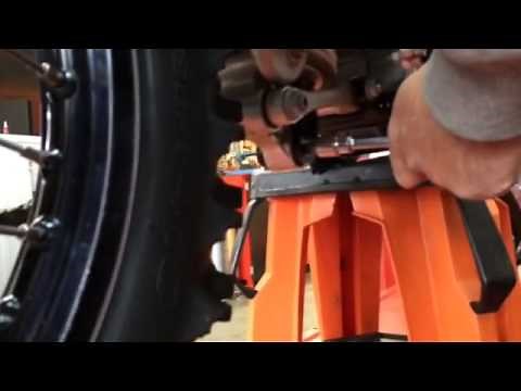KTM rear shock removing