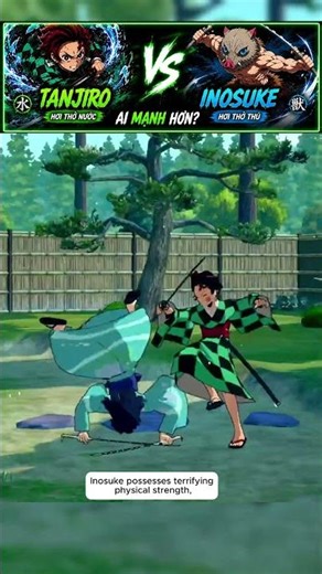 Tanjiro vs Inosuke – Ai Mạnh Hơn? | Who Is Stronger?Demon Slayer: Hinokami Chronicles 2 #tanjiro