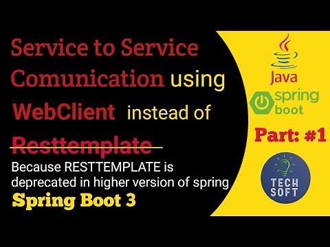 WebClient | Service to service communication in microservice | How to use webclient in spring boot