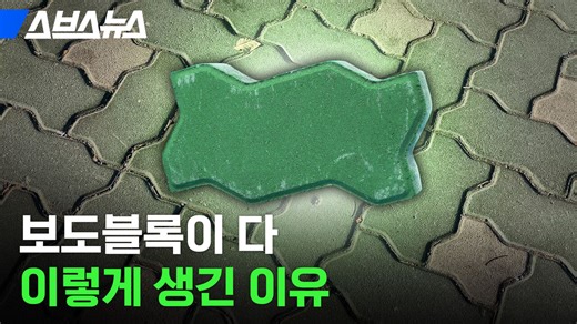 보도블록 모양에 대해 생각해 본 적…없나요?
