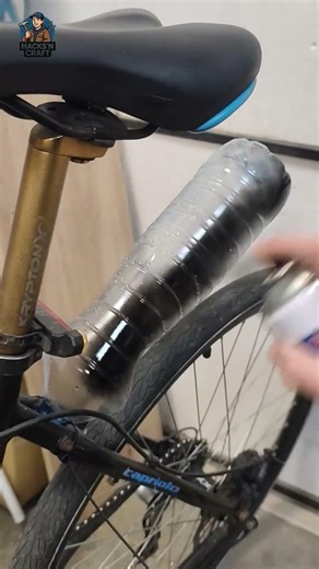 Genius DIY Bicycle Mudguard! #diy