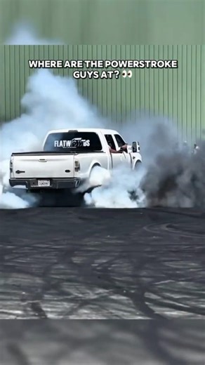 INSANE 6.0 POWERSTROKE! 💨 #diesel #dieselpower #powerstroke #loud #trucks #burnout