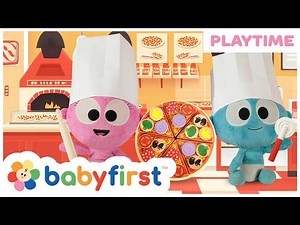 Pretend Play with Toys for Kids | GooGoo & GaaGaa at the Playground | Cooking Pizza🍕 | Baby First TV