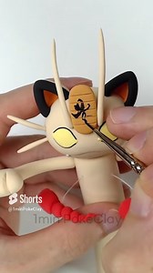😨My Meowth Got Huge Gigantamax Meowth clay, love | Squash Clay