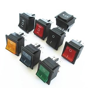 [Hot Item] Kcd1 Waterproof Rocker Switch with 3 Pin LED Light